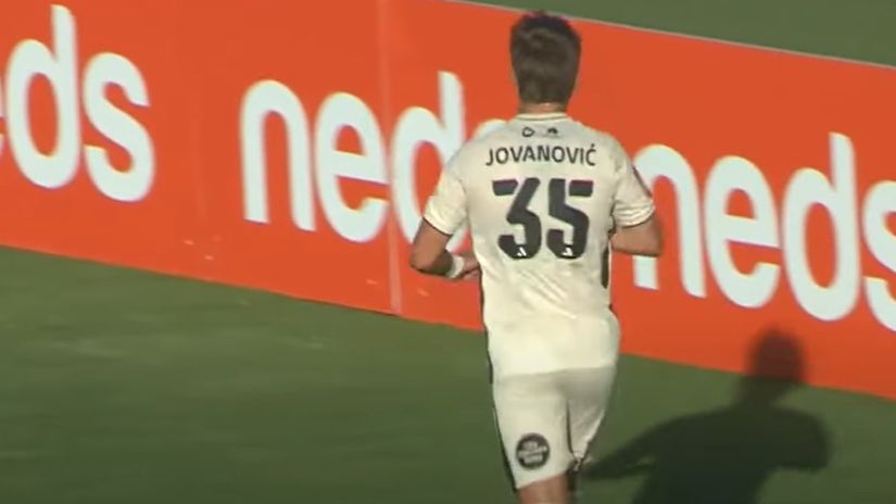 Luka Jovanović (©YouTube/Adelaide United)