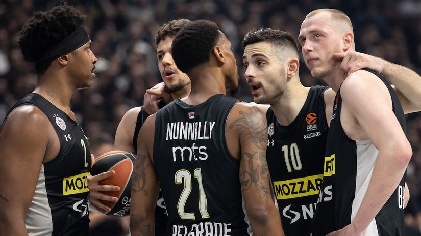 Košarkaši Partizana (©Starsport)
