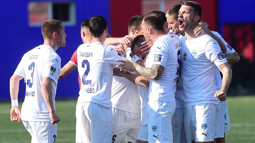 PLS 7. kolo ŽELEZNIČAR Pančevo - RADNIČKI Novi Beograd 3-0 