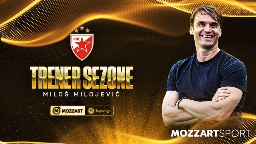 Trener godine Mozzart Bet Superlige: Miloš Milojević