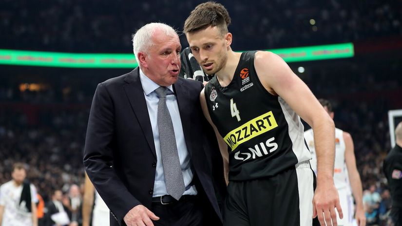 Željko Obradović i Aleksa Avramović (© Star Sport)