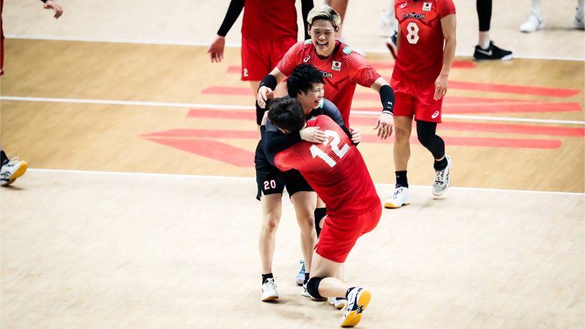 Odbojkaši Japana (©FIVB)