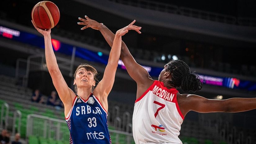 Tina Krajišnik i Tiera Mekovan (©FIBA Basketball)
