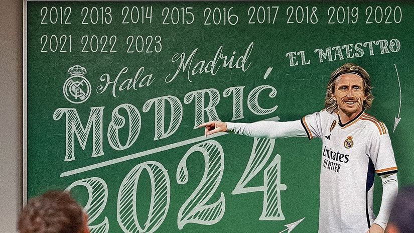 Luka Modrić (twitter©realmadrid)