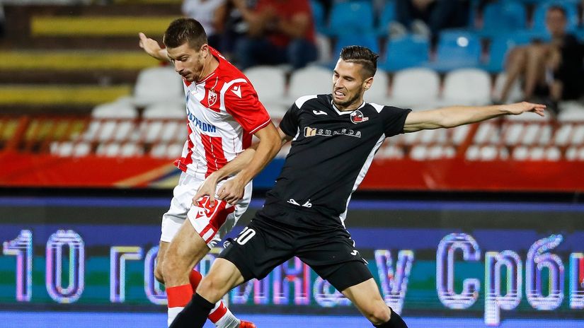 Jovan Čađenović je igrao za Suduvu protiv Crvene zvezde (©Starsport)