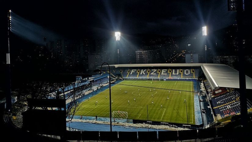 Stadion Želje na Grbavici biće ispunjen do poslednjeg mesta (©AFP