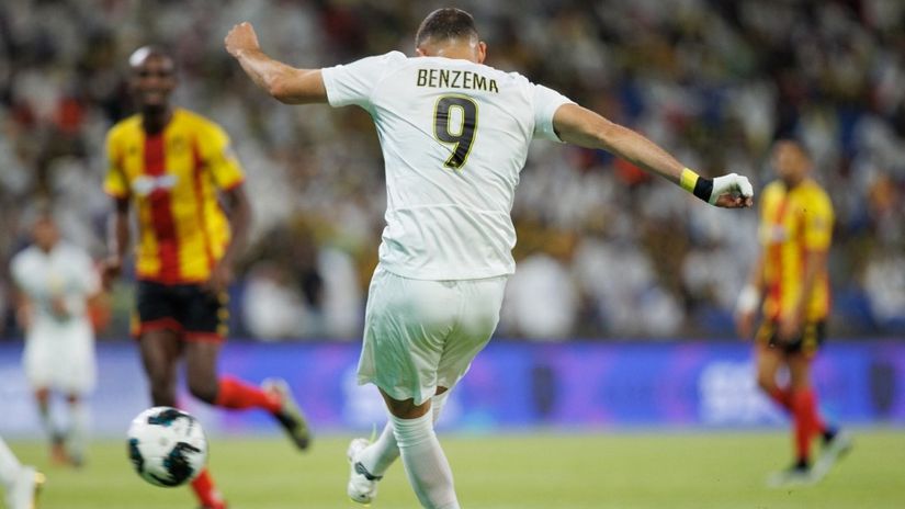 Gol Karima Benzeme protiv Esperans Tunisa (AFP)