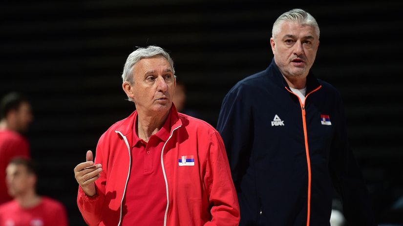 Selektor Pešić i predsednik KSS Danilović (© Star sport)