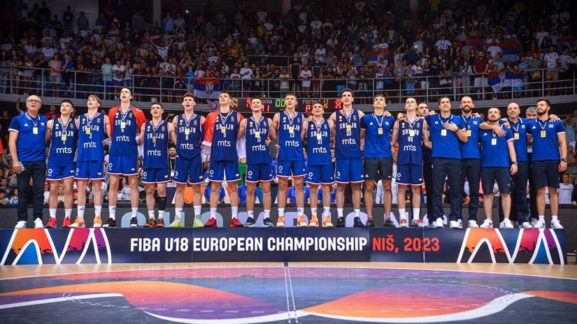 Srpski košarkaši, evropski šampioni (©FIBA Basketball)