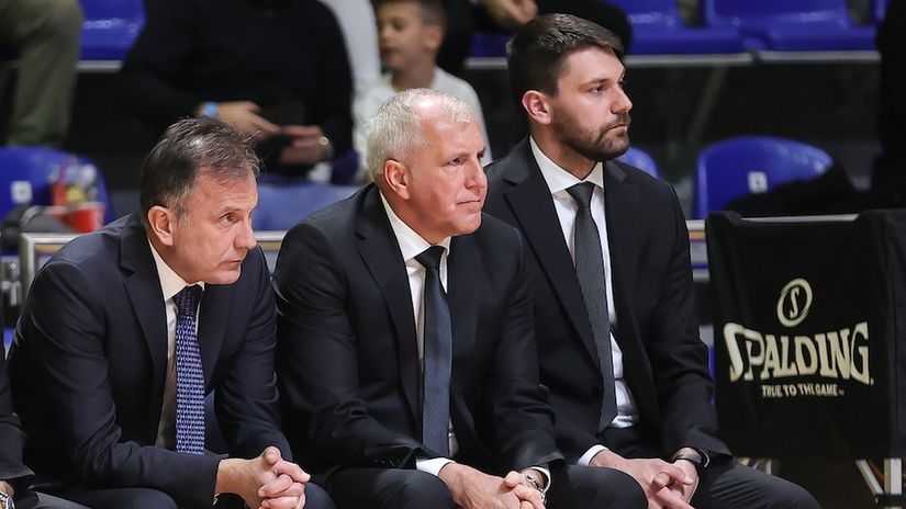 Dušan Karavesović, Željko Obradović i Vlada Androić (© Star Sport)