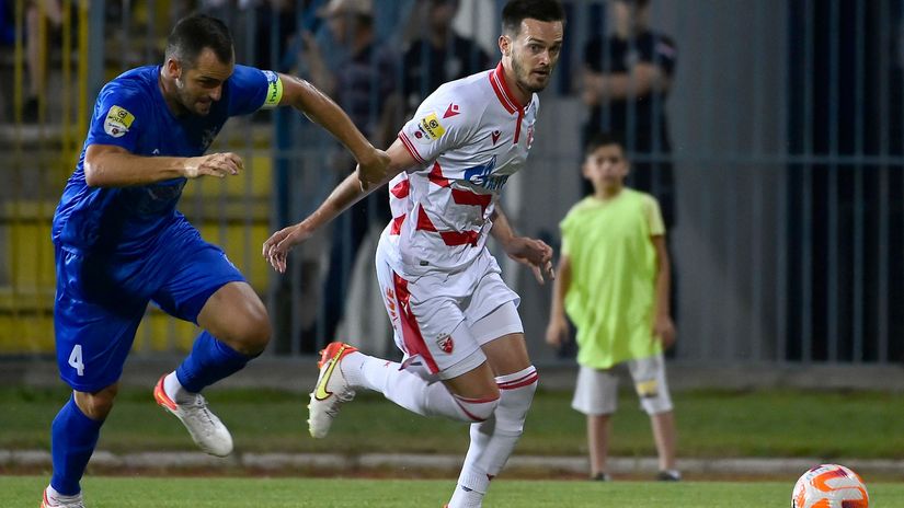 Ivan Milošević (Mladost Luč.) i Mirko Ivanić (Crvena zvezda)