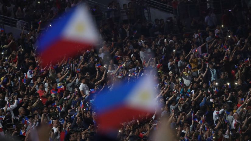 Detalj iz Filipinske arene (©Reuters)