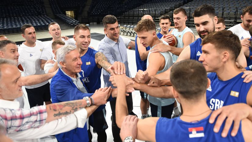 Košarkaši Srbije (©MN Press)