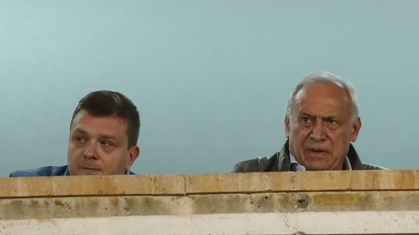 Vazura i Vučelić na utakmici protiv Sabaha (© MN Press)