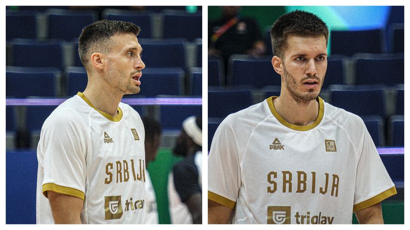 Aleksa Avramović i Filip Petrušev (©Mozzart Sport / Nikola Mikić)