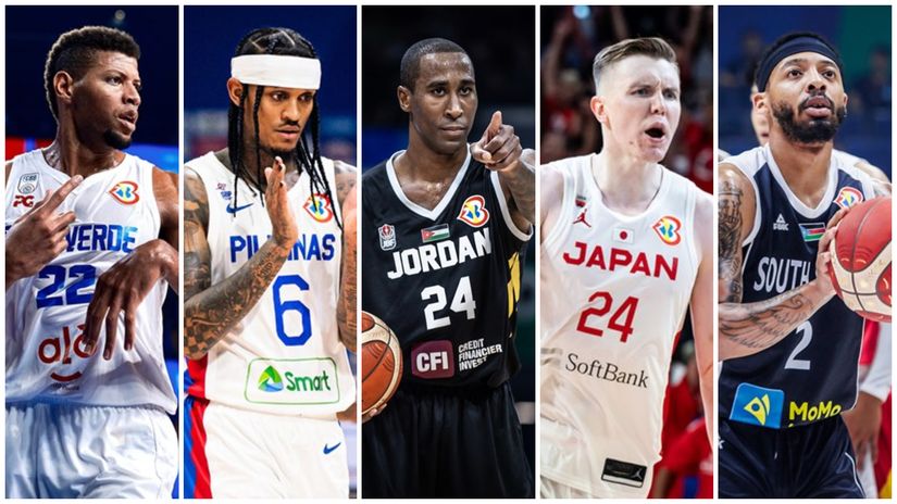 Tavares, Klarkson, Holis Džeferson, Hokinson, Džons (Foto: fiba.basketball)