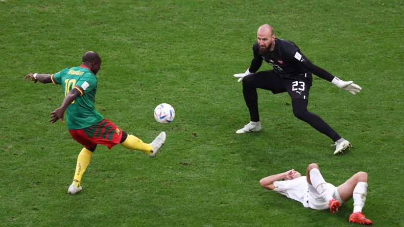 Vensan Abubakar protiv Srbije (©Reuters)