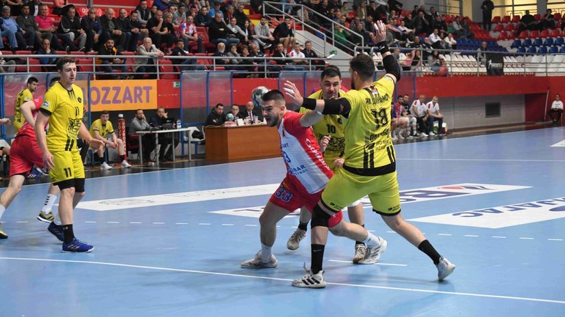 Luka Rogan prošle sezone u duelu sa Pančevcima (©ARKUS liga)
