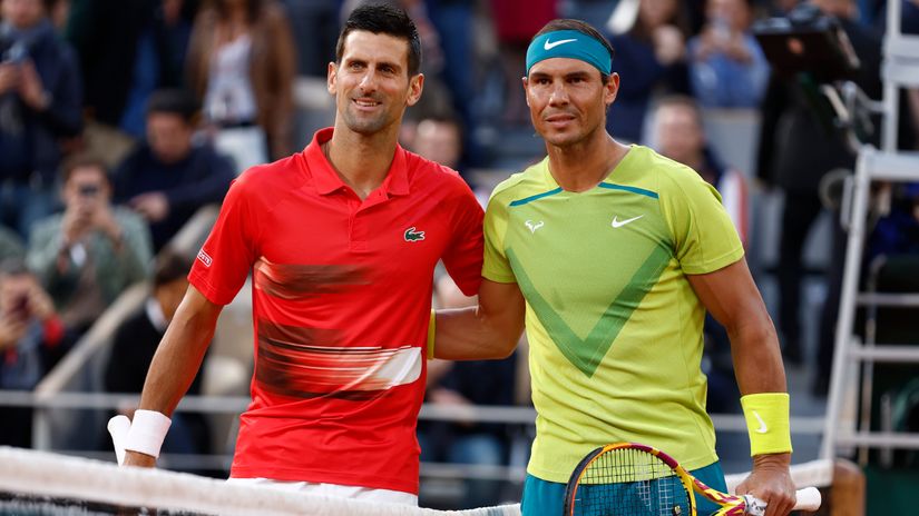 Novak Đoković i Rafael Nadal (©Reuters)