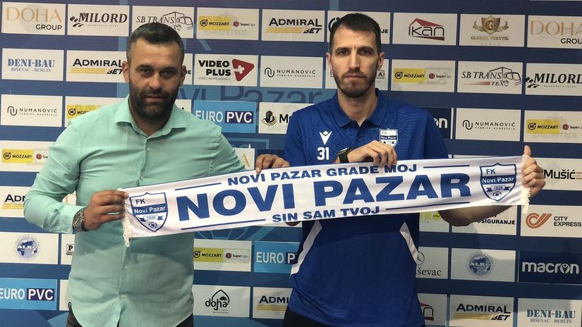 Direktor Fikret Međedović i Marko Šćepović (© Mozzart sport)