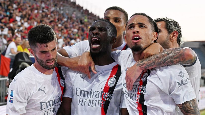 Slavlje fudbalera Milana (Reuters)