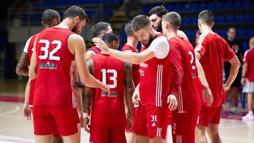 Košarkaši Crvene zvezde (©KK Crvena zvezda)