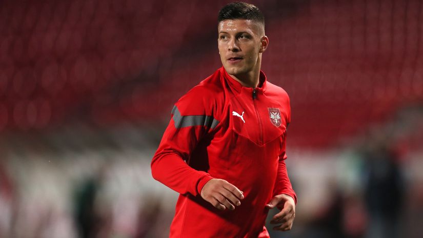 Luka Jović na pauzi (©MN Press)