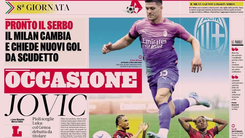 Olivije Žiru i Luka Jović (AFP)
