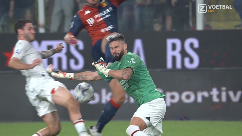 Veče za infarkt u Đenovi: Milan bez Ernandeza i Menjona na Juve, Žiru kao golman odbranio prvo mesto (VIDEO)