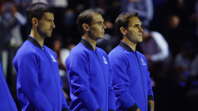 Novak Đoković, Rafael Nadal, Rodžer Federer (Reuters)