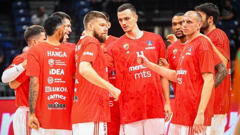 Košarkaši Crvene zvezde (Foto: ABA League/Dragana Stjepanović)