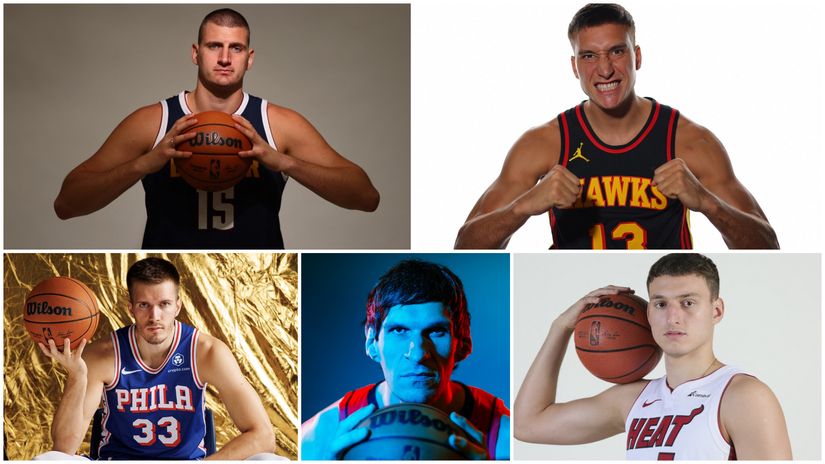 Sedmorica Srba ove sezone u NBA ligi (©AFP)