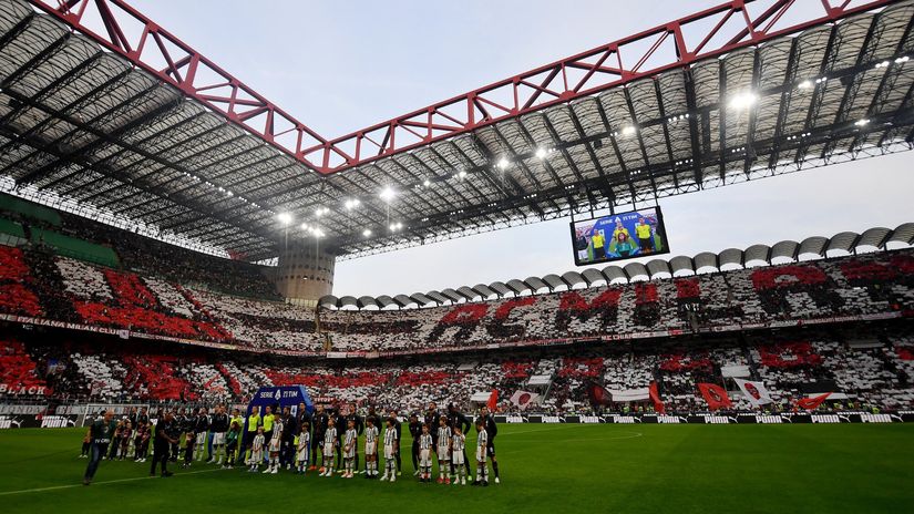 Detalj sa prethodnog okršaja Milana i Juventusa (©Reuters)