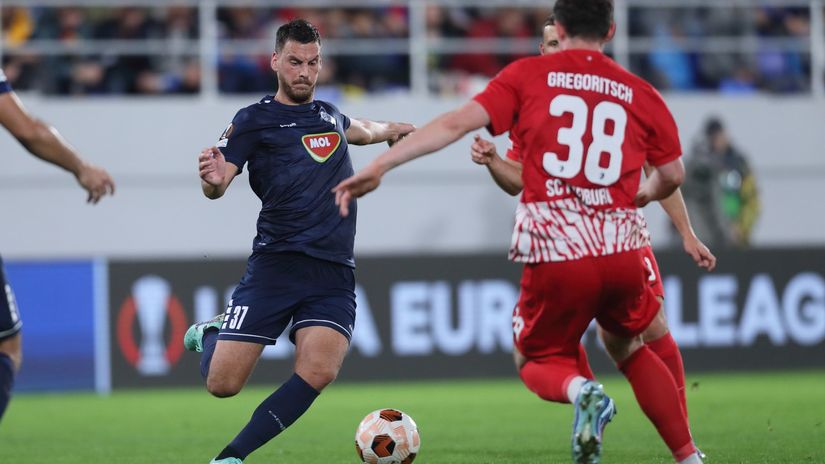 Miloš Vulić (TSC Bačka Topola) i Mihael Gregorič (Frajburg)