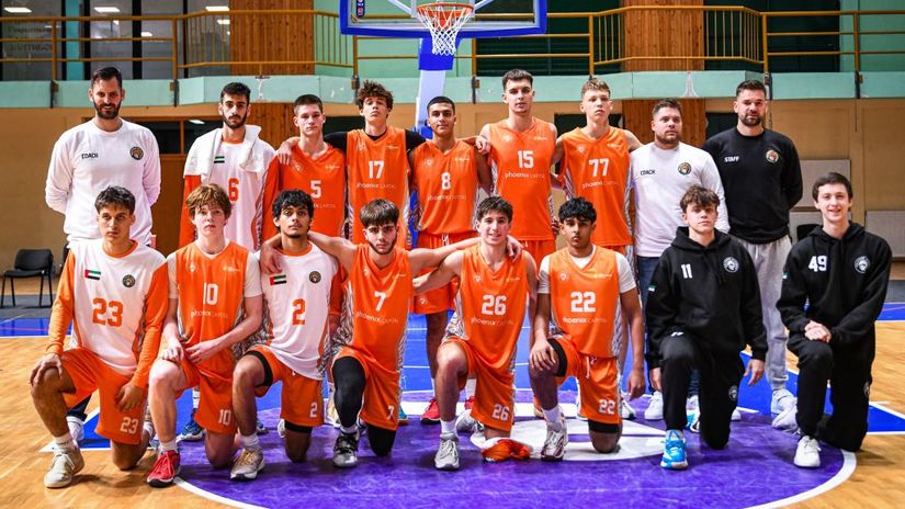 Košarkaški Falkons Akademije iz Dubaija (Foto: ABA League/Dragana Stjepanović)