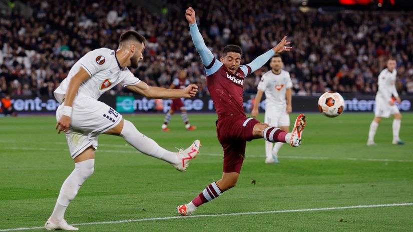 Mateja Đorđević (TSC Bačka Topola) i Pablo Fornals (Vest Hem)