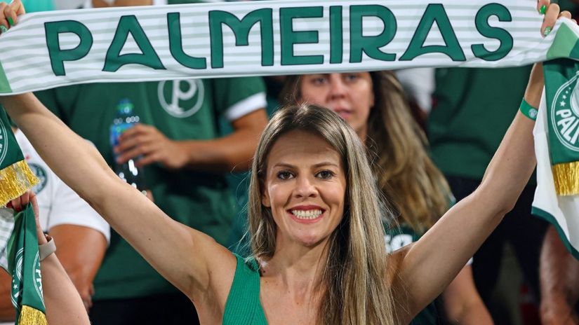 Navijačica Palmeirasa (©AFP)