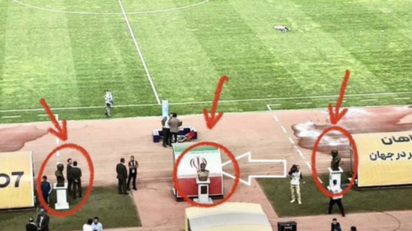 Sporne statue zbog kojih se nije odigrao meč u Iranu (©YouTube)