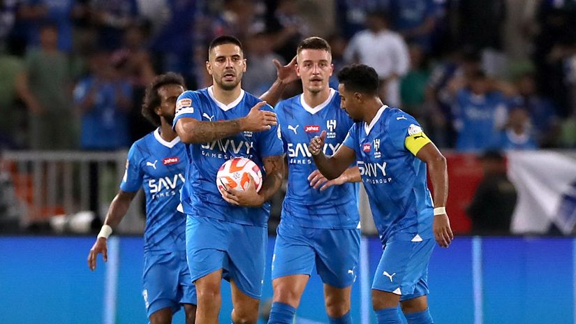 Aleksandar Mitrović i Sergej Milinković Savić, uzdanice Al Hilla (©Reuters)