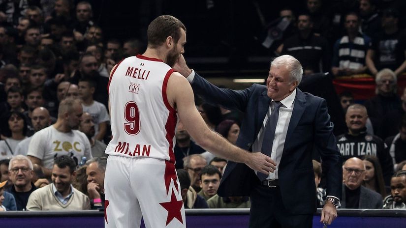 Nikolo Meli i Željko Obradović (©Star Sport)