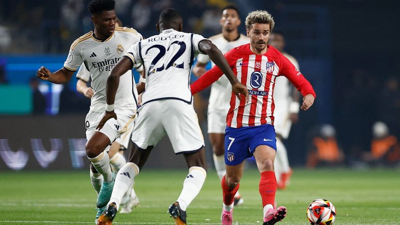 Antonio Ridiger (Real Madrid) i Antoan Grizman (Atletiko Madrid)