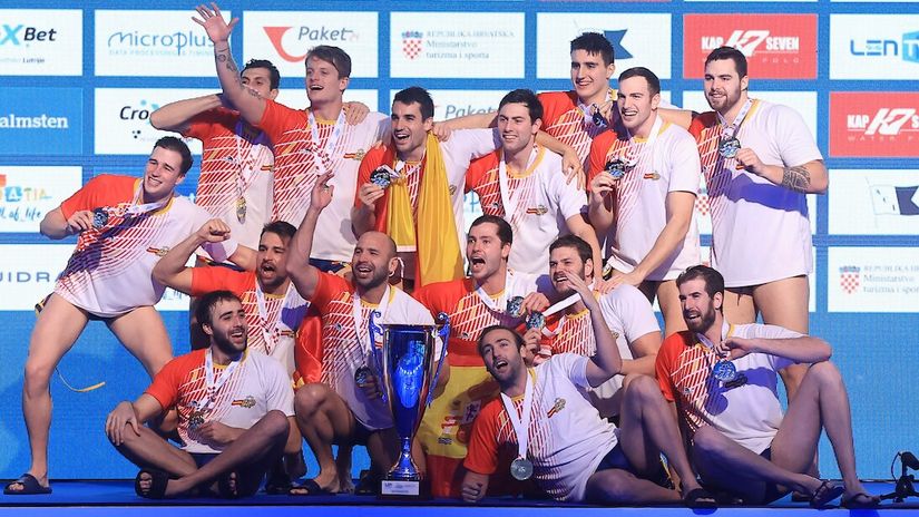 Španci proslavljaju istorijsko zlato (©European Water Polo Championship 2024)