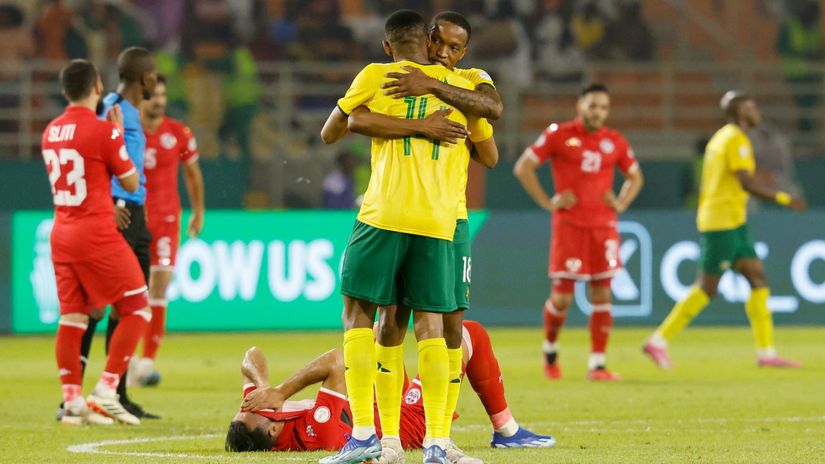 Radost fudbalera Južne Afrike (Reuters)