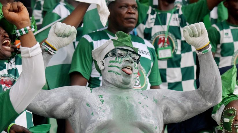 Nigerijski navijač (©Reuters)