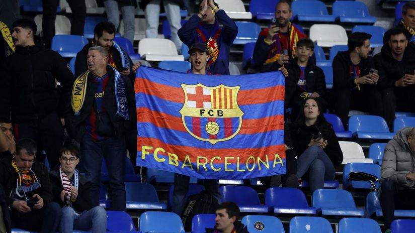 Navijači Barselone na stadionu Dijego Armando Maradona (Foto: Reuters)