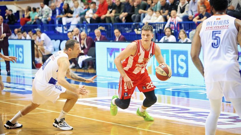 Nemanja Nedović protiv Mornara (Foto: ABA League/Mornar/Media Pro)