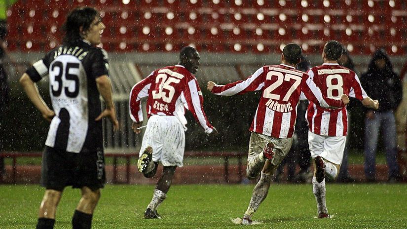 Segundo Kastiljo slavi gol Partizanu (©MN Press)