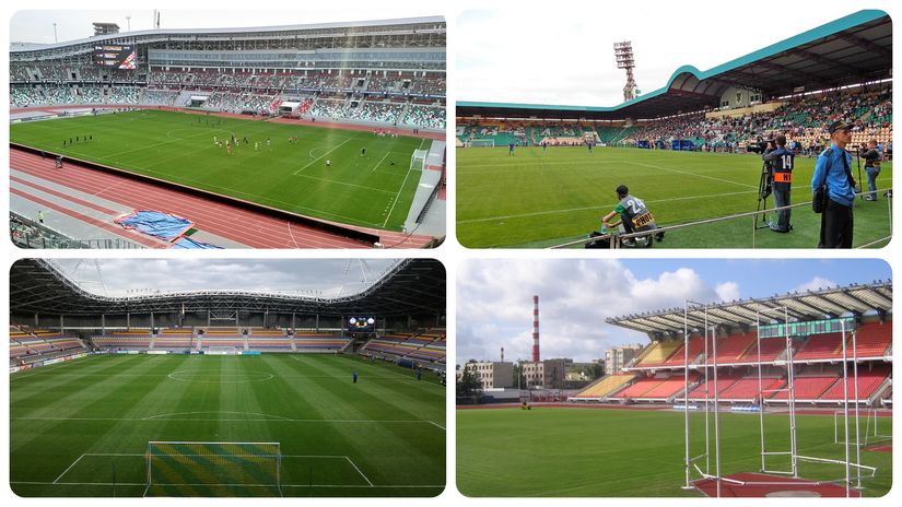 Stadioni Dinamo Minska, Gomela, BATE-a i Dinamo Bresta, najveći na kojima će se igrati prvenstvo (©Wikipedia)