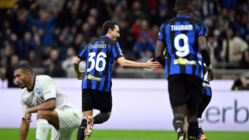 Detalj sa meča Inter – Napoli (© Reuters)