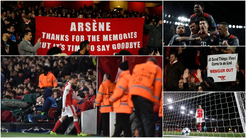 Detalji sa revanša osmine finala Lige šampiona Arsenal - Bajern iz marta 2017. godine (Reuters)